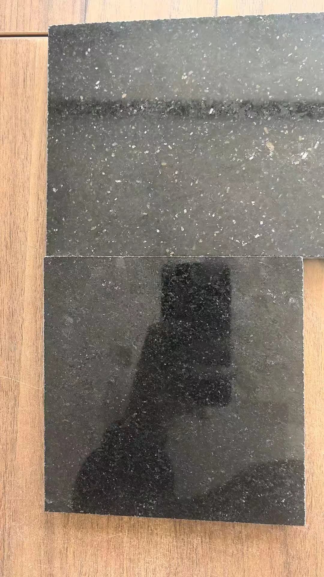 黑金沙石材3公分厚光面踏步台阶石材加工及规格