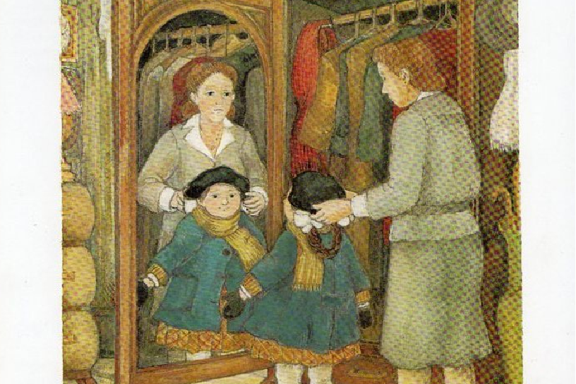 《安娜的新大衣》讲述二战时期小女孩安娜如何在家人,邻居和社区帮助