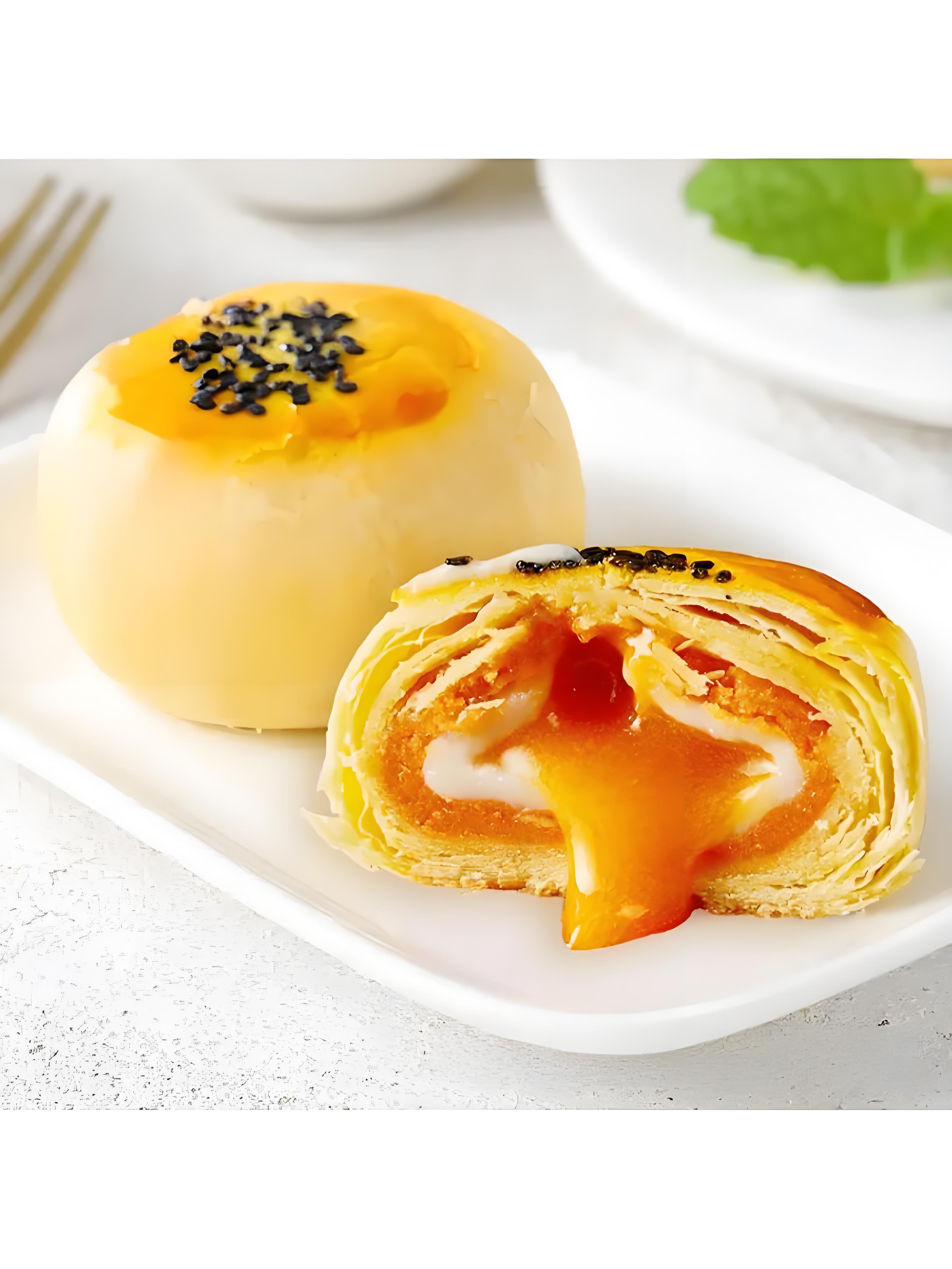 早餐可选蛋黄酥面包