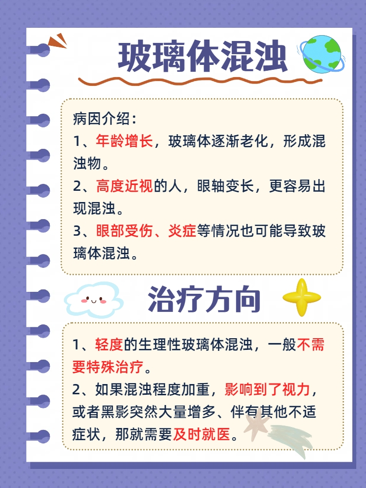 玻璃体混浊会越发严重吗?一文为你解惑