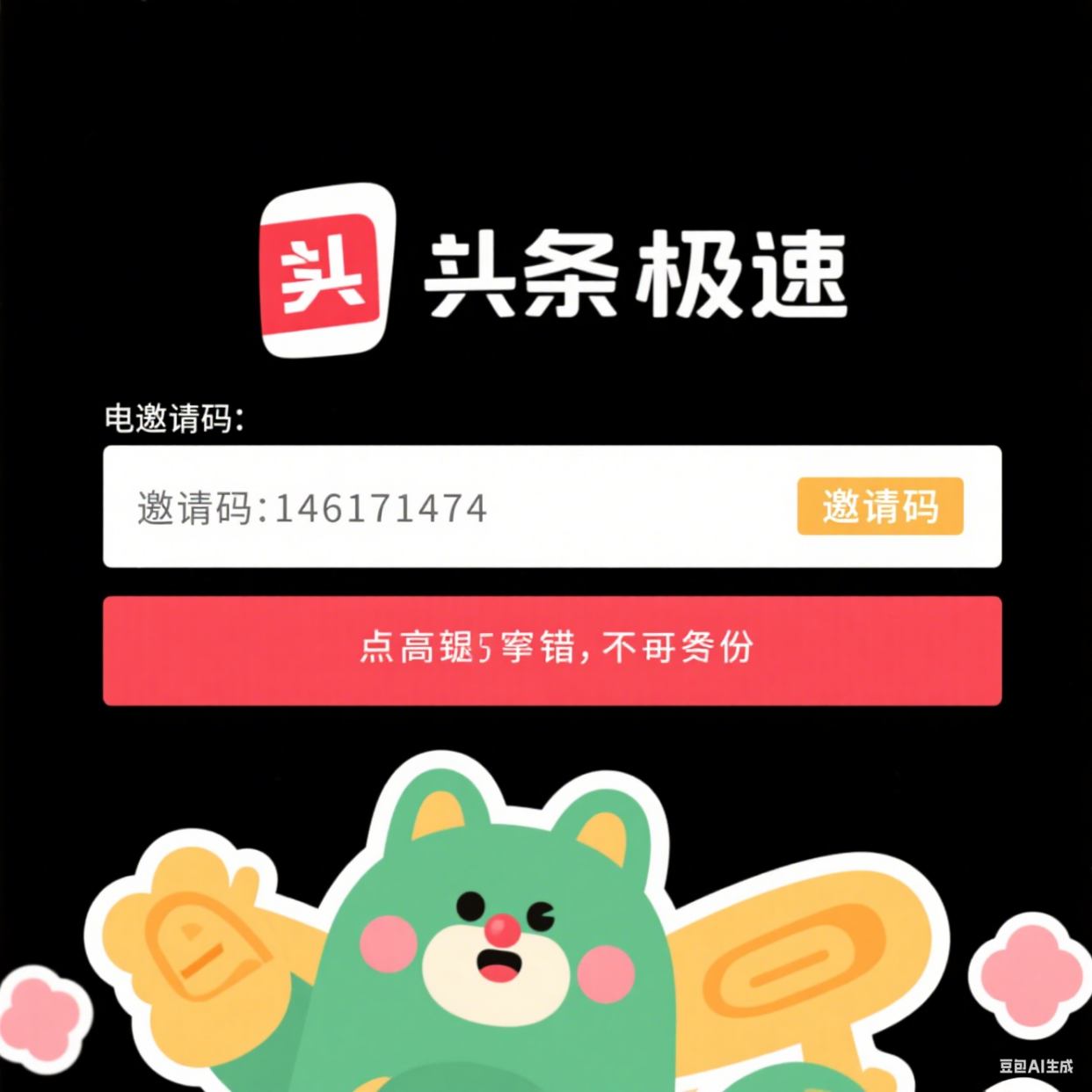 今日头条极速版邀请码次数上限(今日头条极速版邀请码超过时间怎么解决)