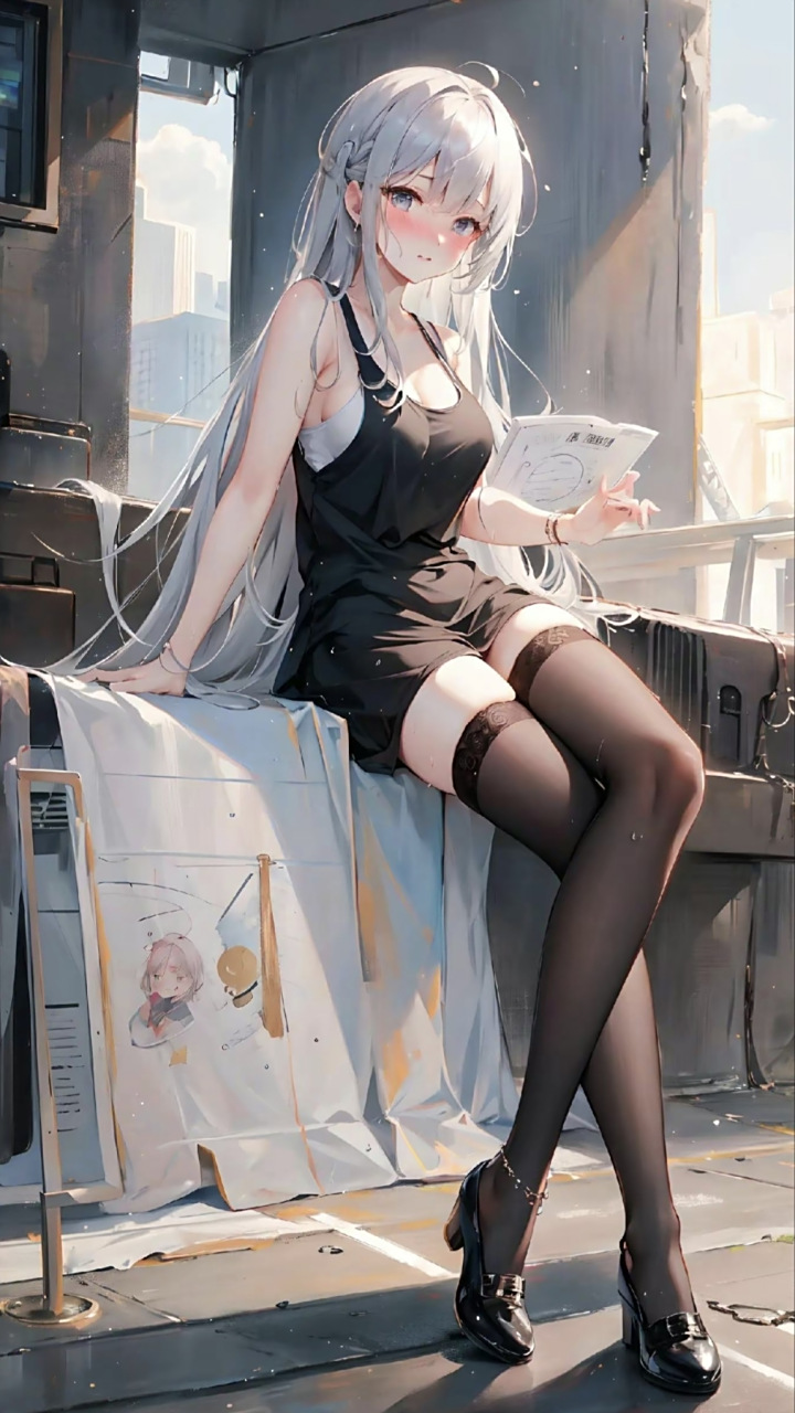 二次元动漫大长腿美女