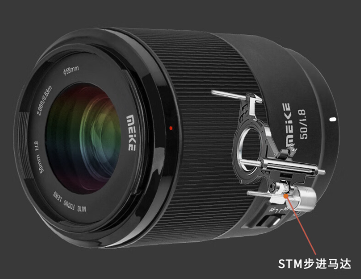 998 元,美科 af 50mm f1.8 l 卡口全画幅镜头,采用 stm步进马达