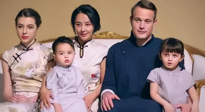 马雅舒庆结婚14周年,外籍老公逆生长很帅,颜值不输前夫吴奇隆