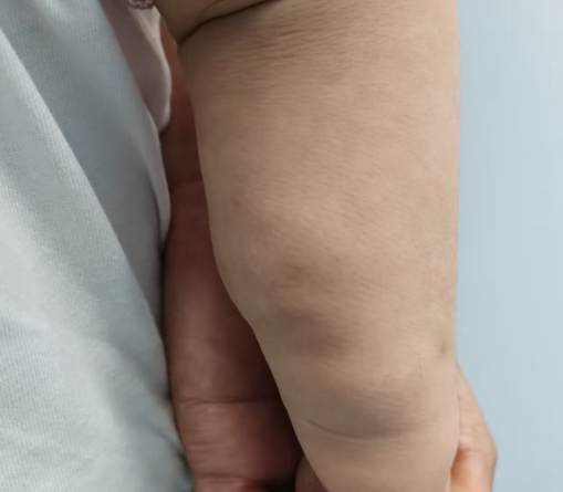 右前臂部肿物,观察未见好转趋势,后就诊于我门诊下,考虑淋巴管畸形