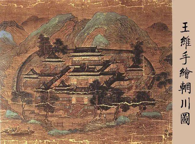 王维买下"辋川别业"后,营建二十处自然景点,成为他的精神家园