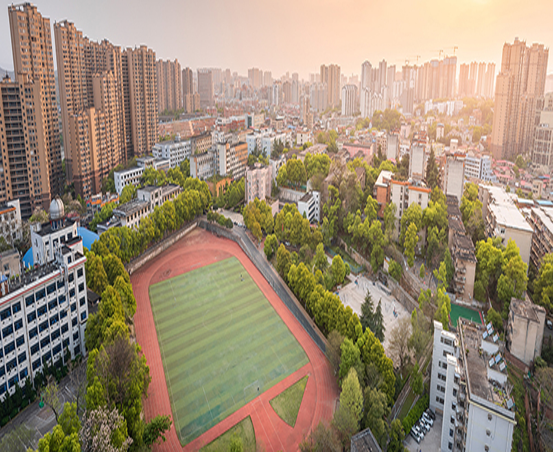 怀化学院全景图图片