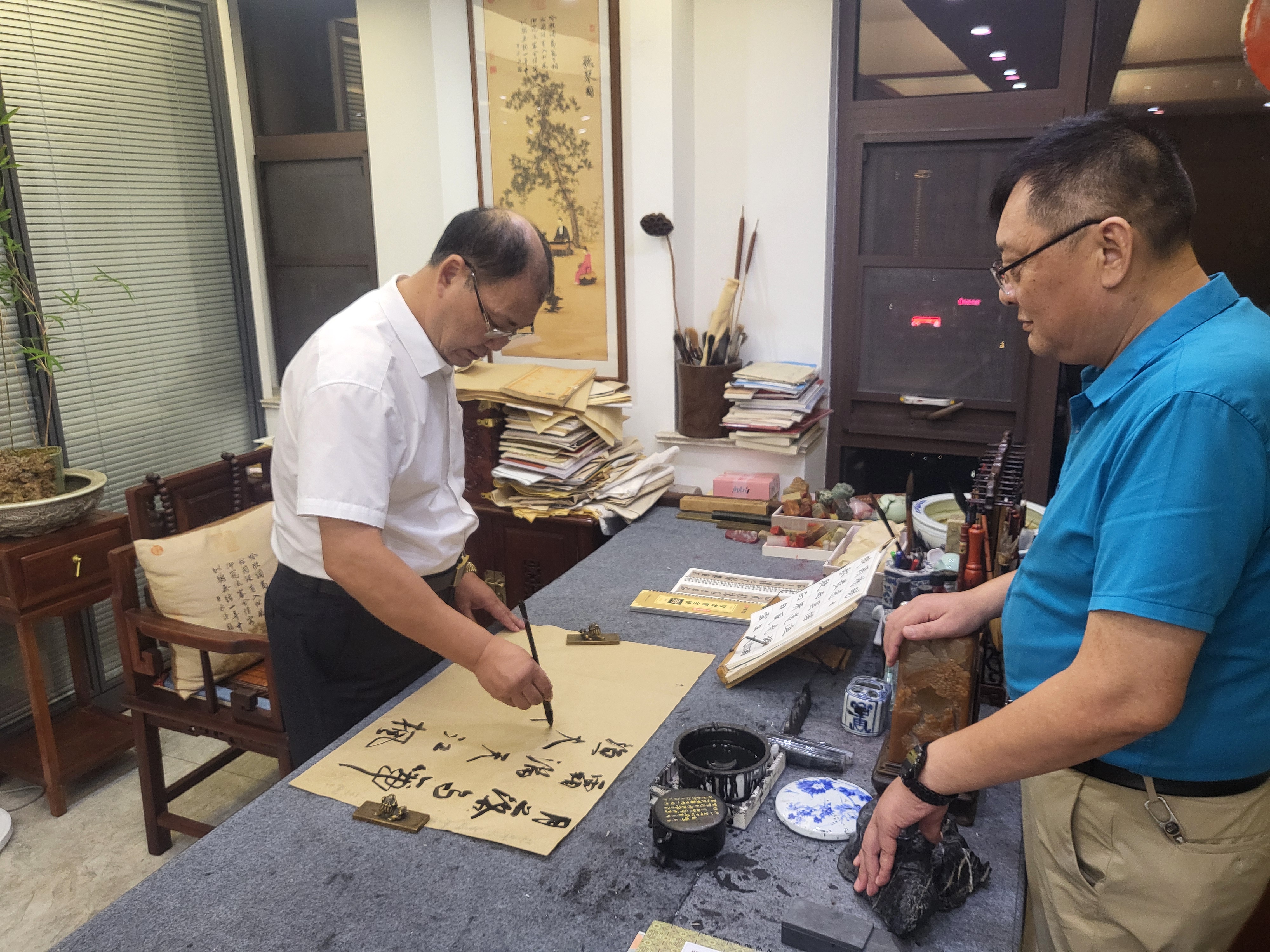 —记盐城籍书法家滕天仁的四十载书法人生路