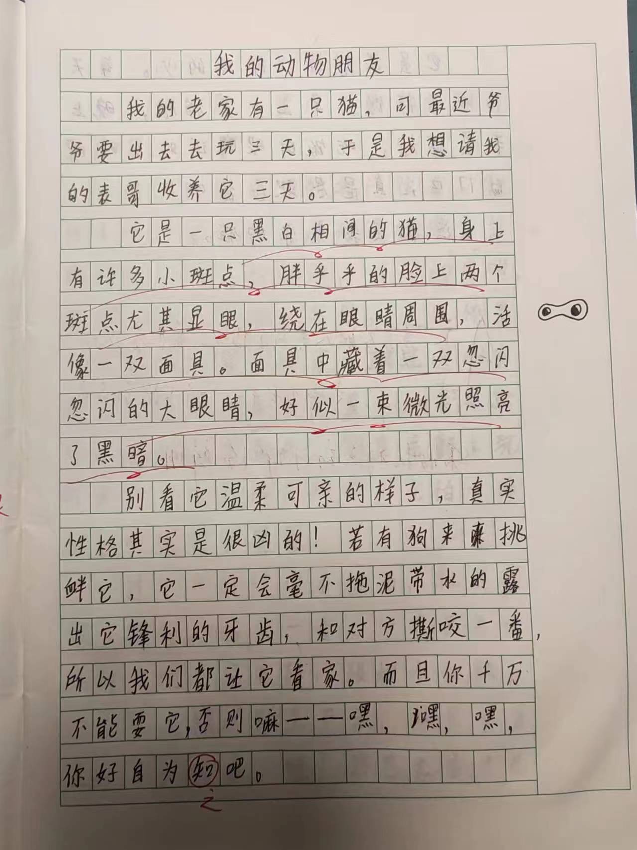 四年级下学期作文记录