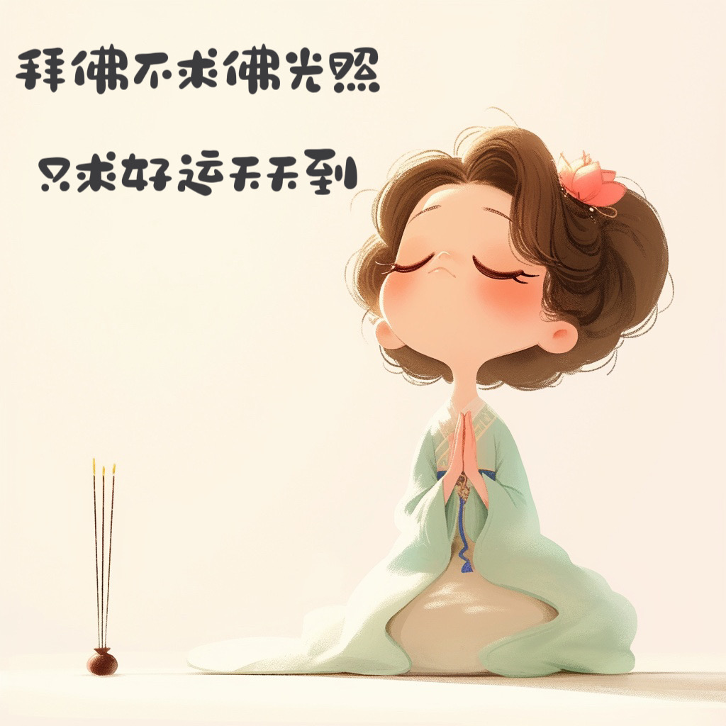 佛系幽默:拜佛短句笑翻天