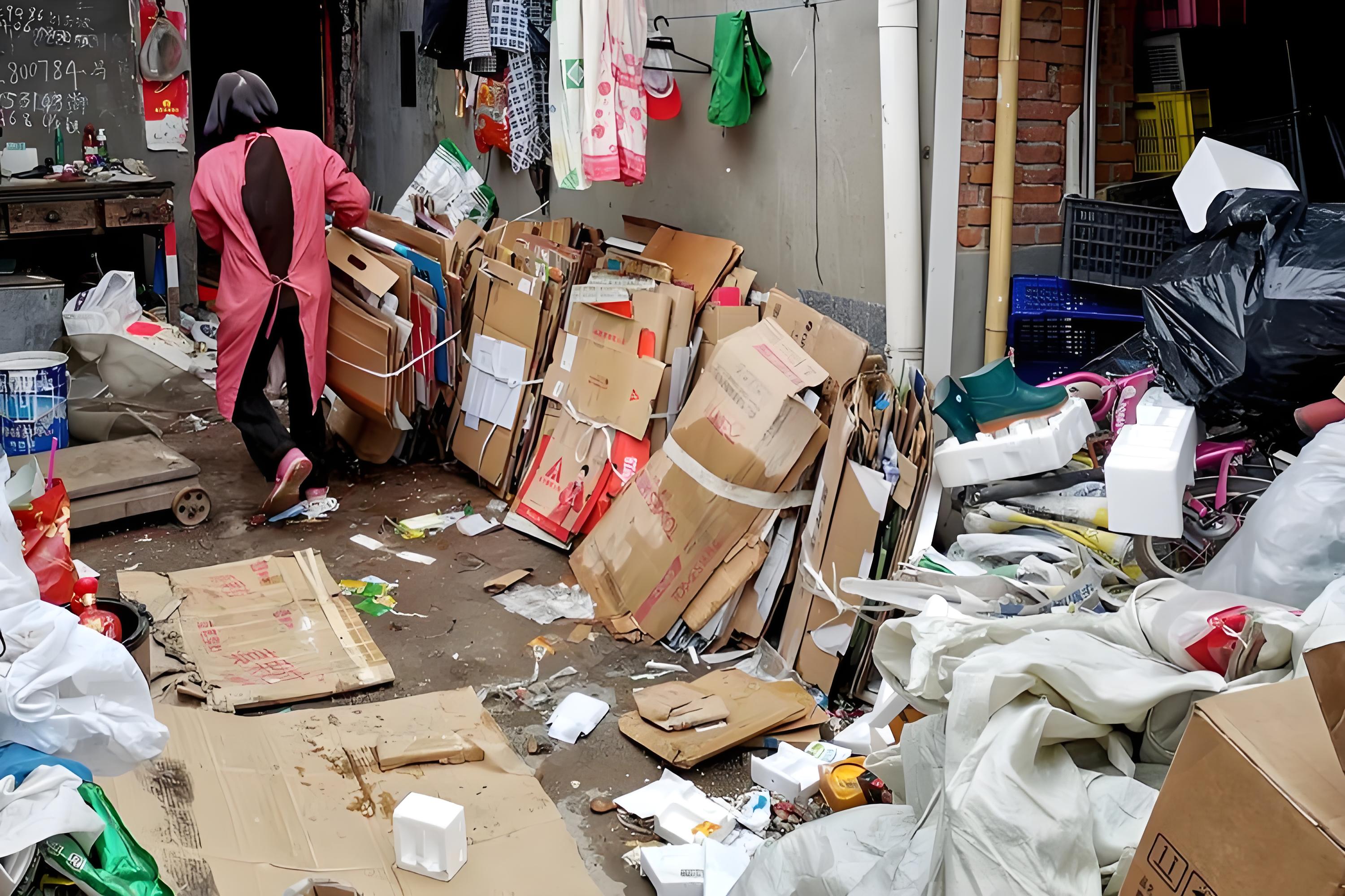 曾经脏乱差的废品收购站,如今成为城市绿色经济的关键环节