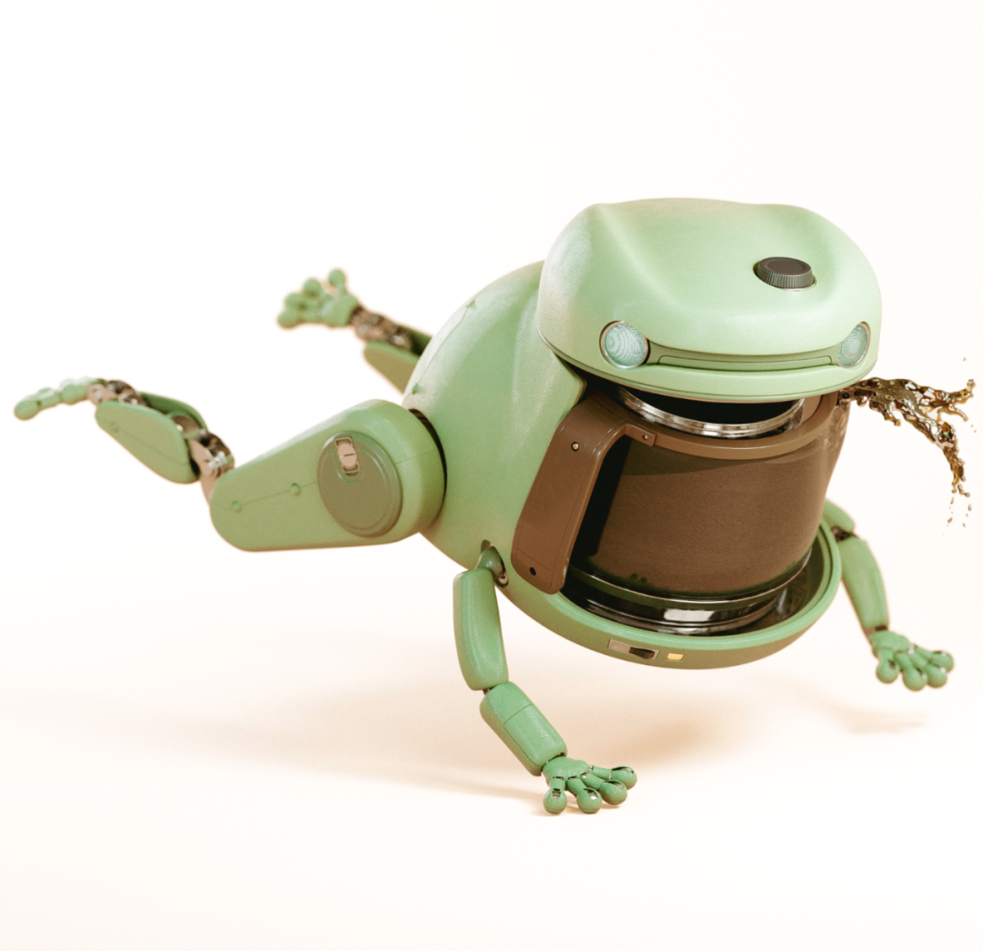 仿生设计欣赏——青蛙咖啡机