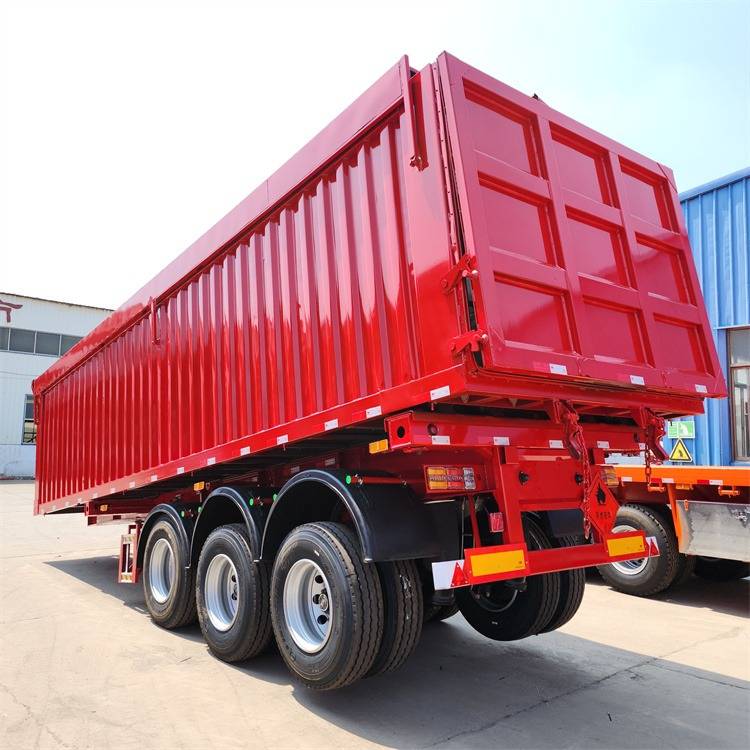 陕西12.5米危险品高栏半挂车标配ebs
