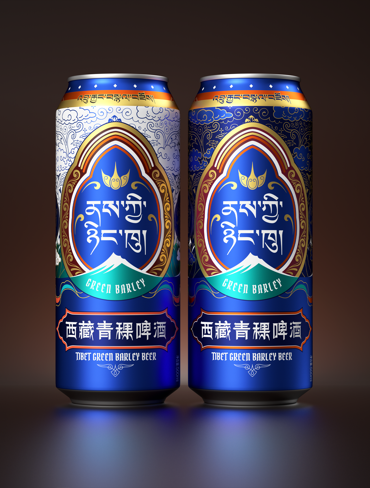 博创/5100西藏青稞啤酒品牌 包装设计
