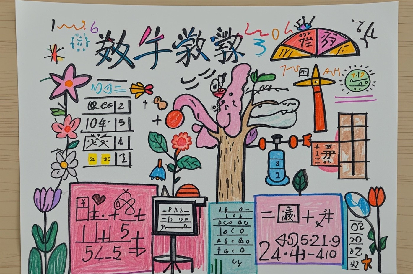 数学绘画内容图片