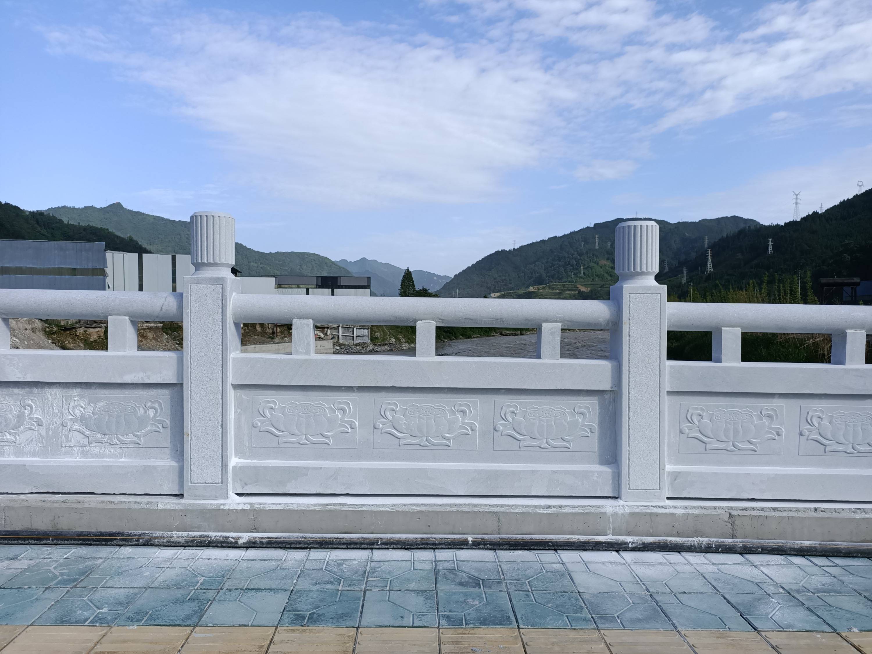 石家庄河堤石栏板