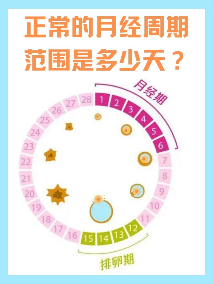 正常的月经周期范围是多少天?