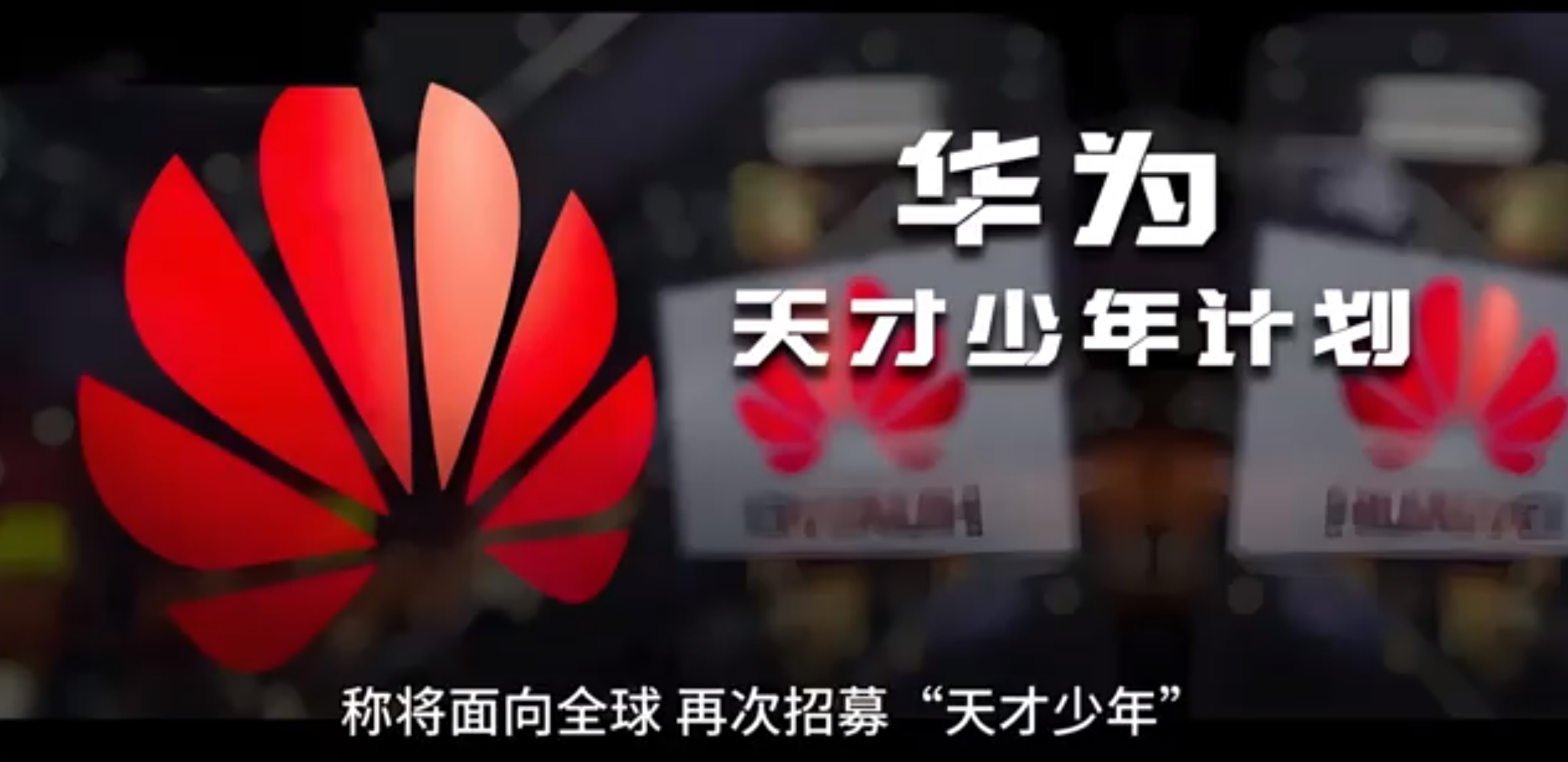 华为面向全球再招天才少年