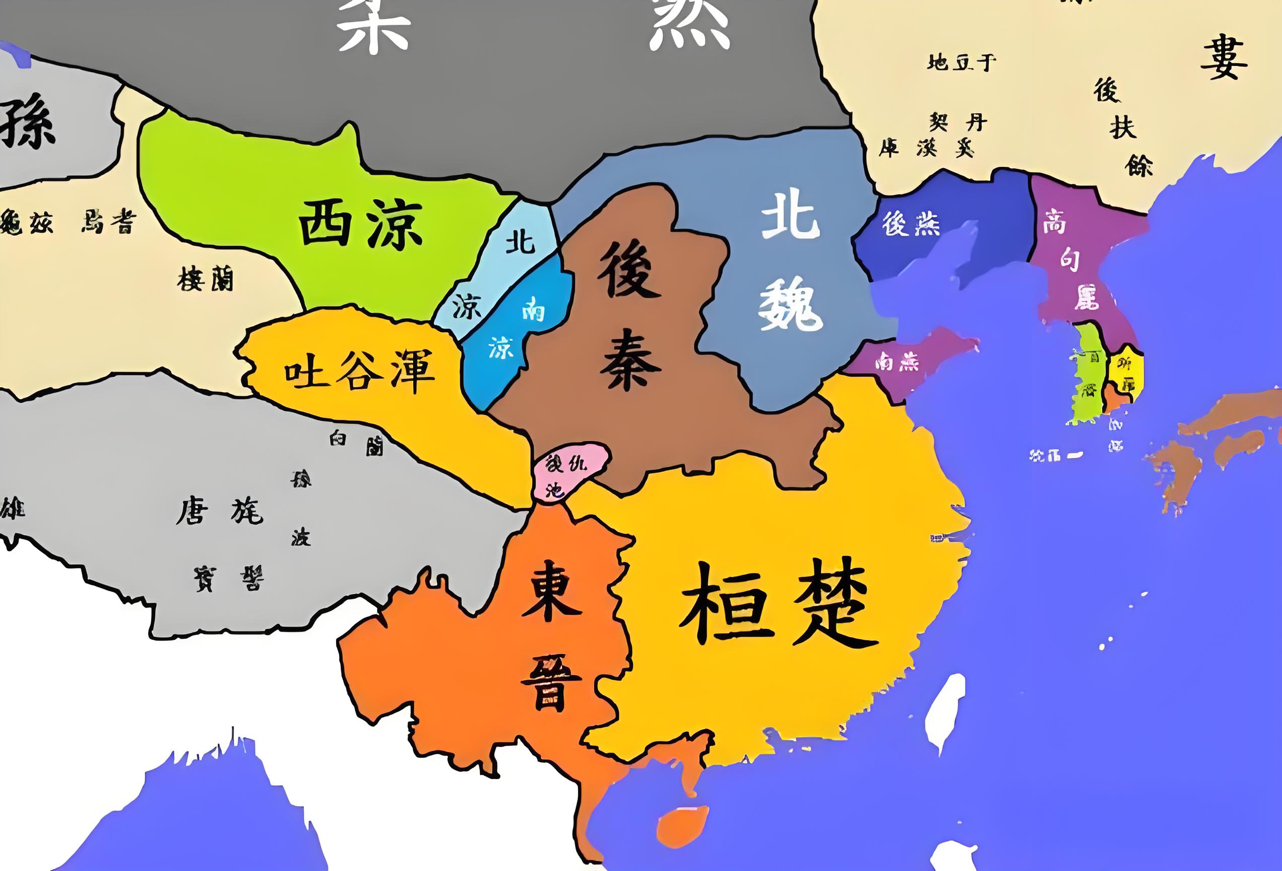 南北朝地图 刘宋图片