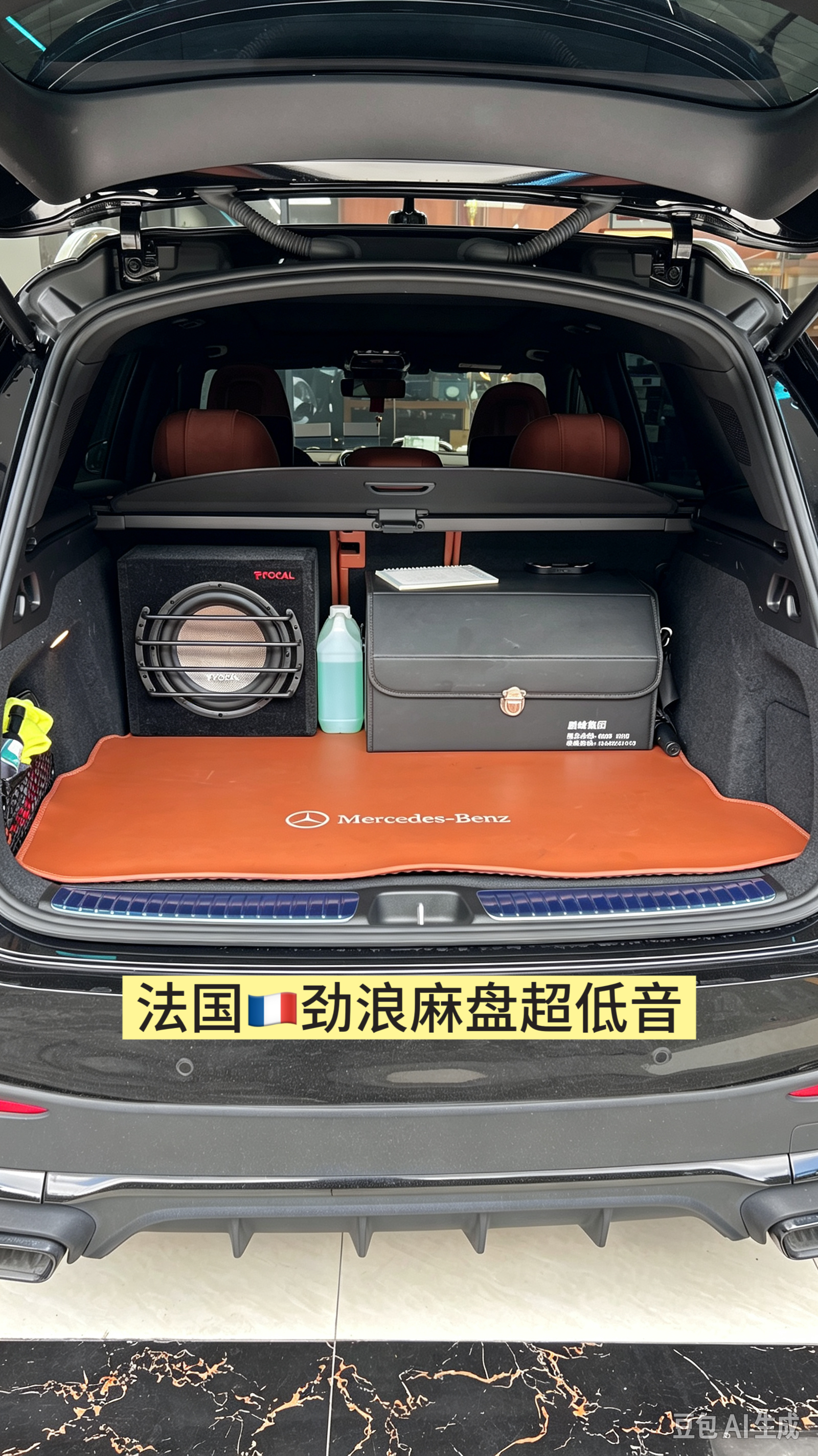 劲浪麻盘超薄低音尾箱安装