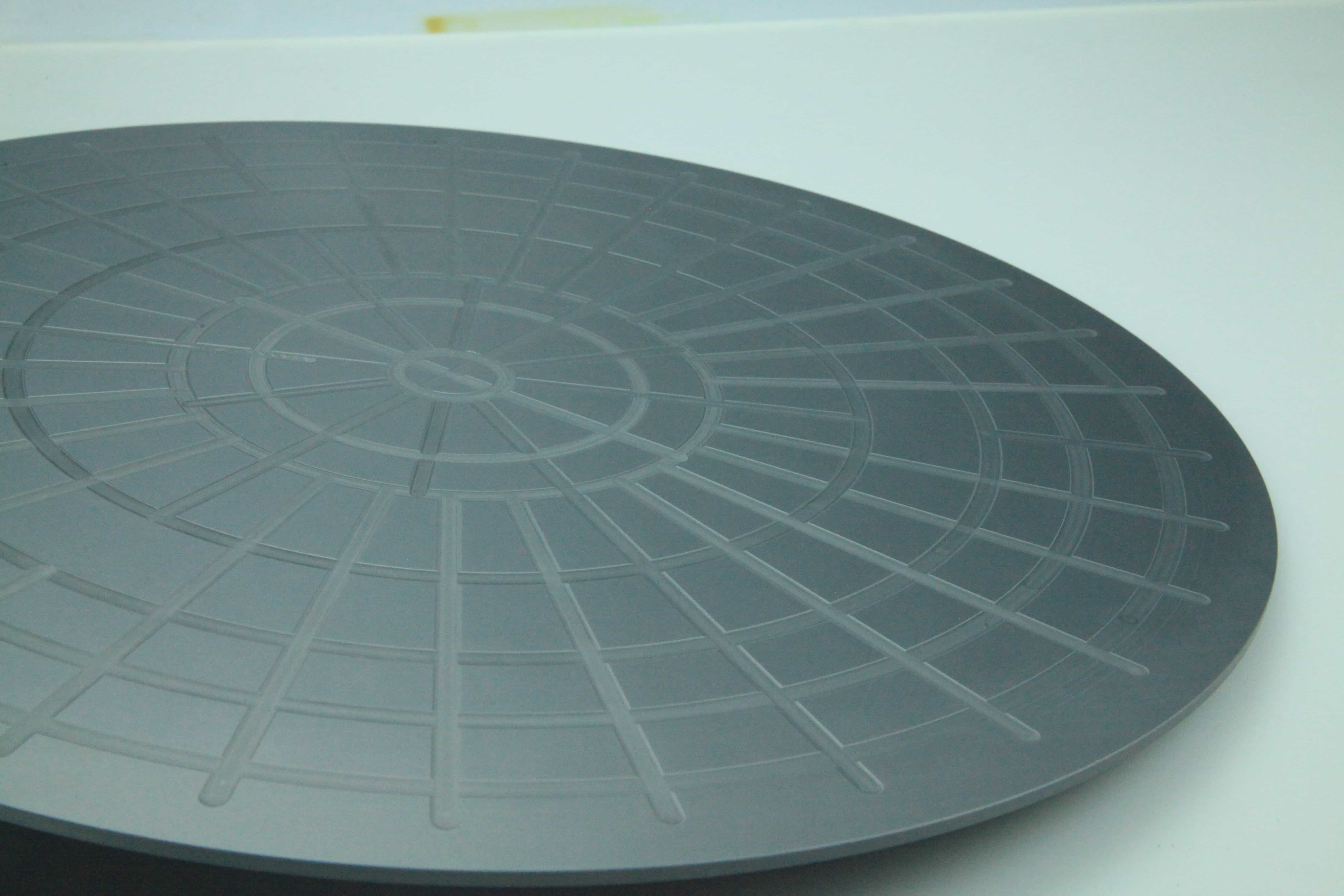 黑碳化硅800目粉末用于半导体装备-碳化硅多孔陶瓷吸盘