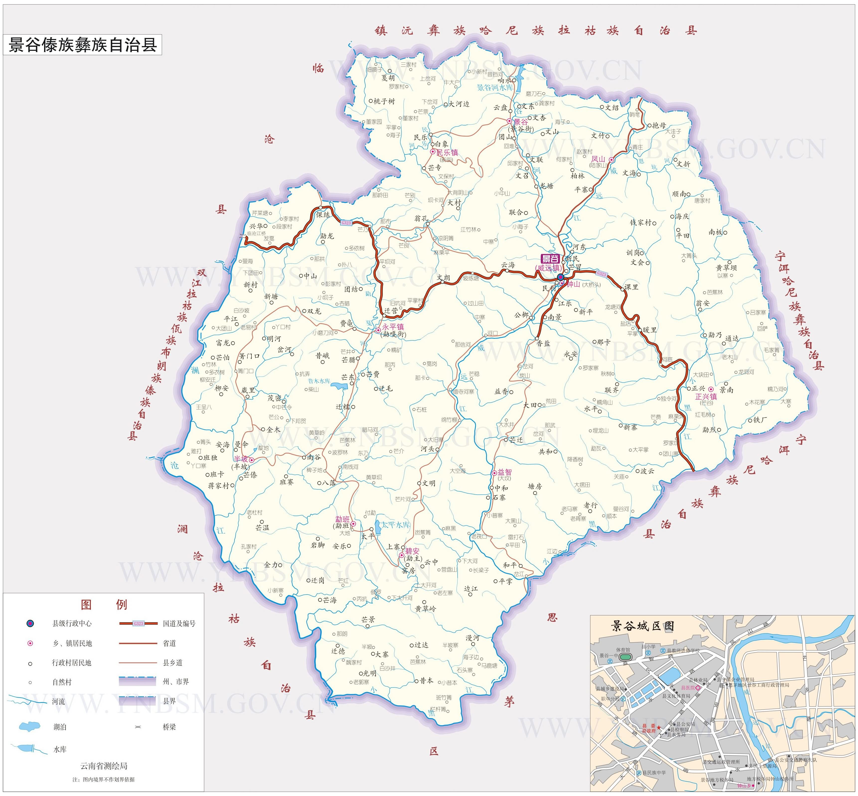 普洱市景谷县各乡镇人口一览:最多的九万多人,最少的仅七千多人