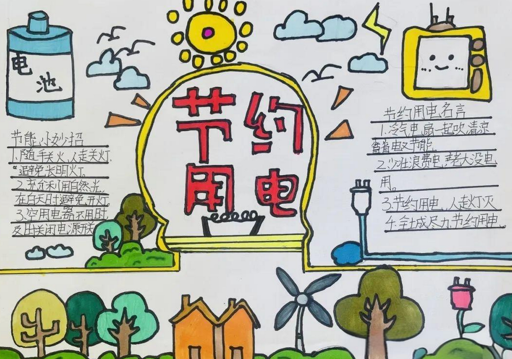 节约用电手抄报内容怎么写简单又漂亮