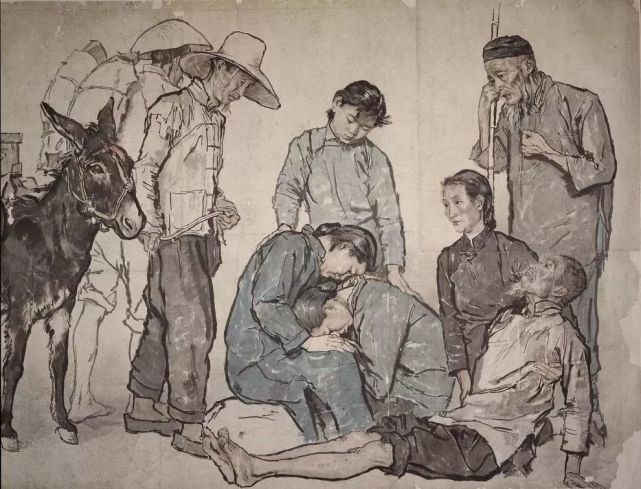 陈丹青:20世纪中国最伟大的人物画,是蒋兆和先生的《流民图》