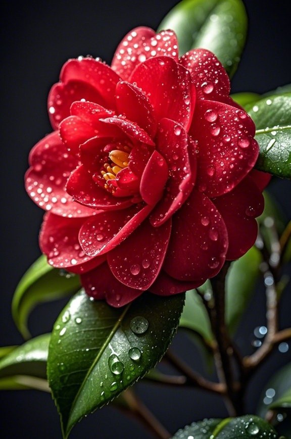 红色山茶花的花语