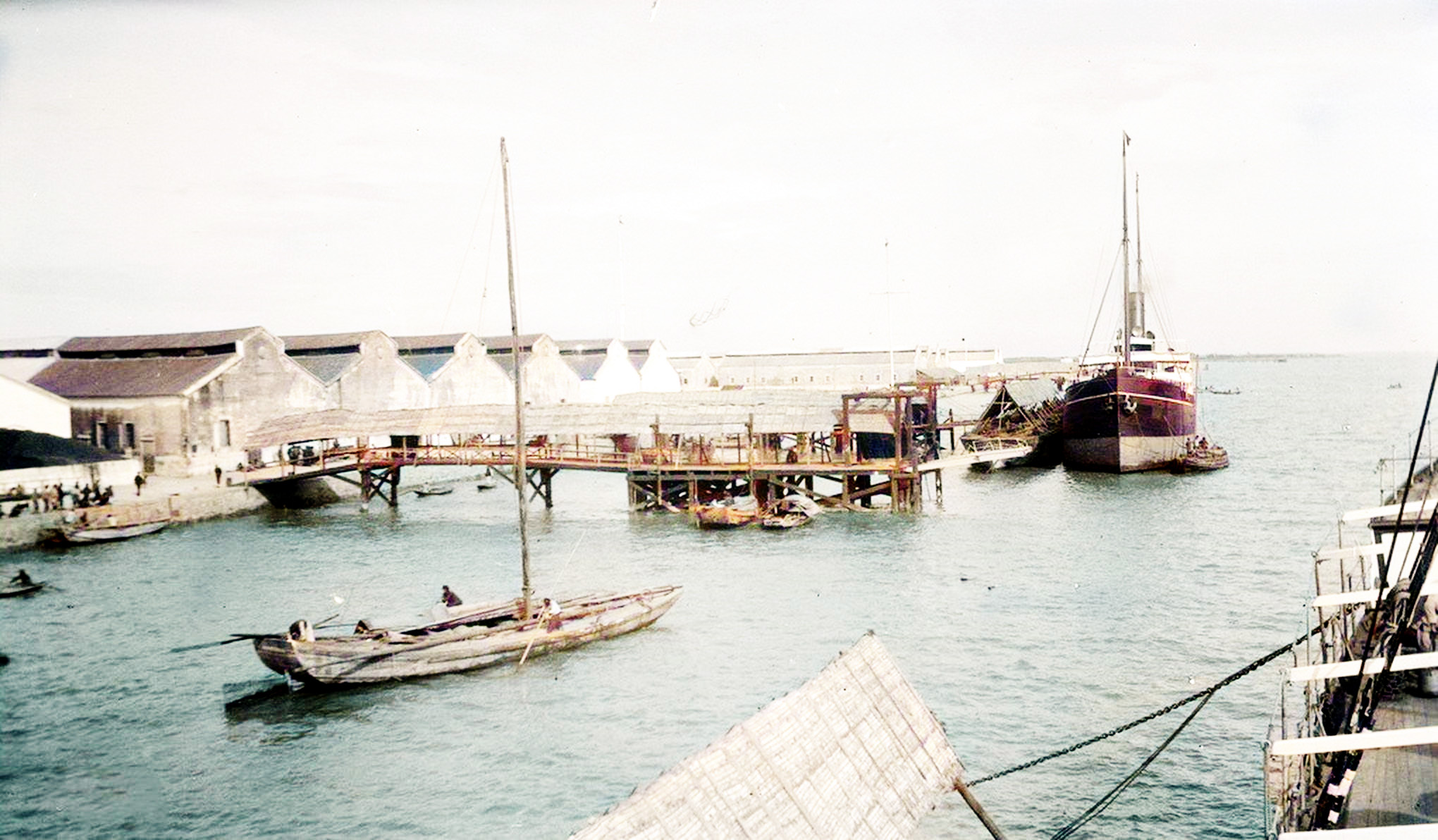 广东汕头老照片:喧嚣的码头,冷清的街市和贫困的乡村