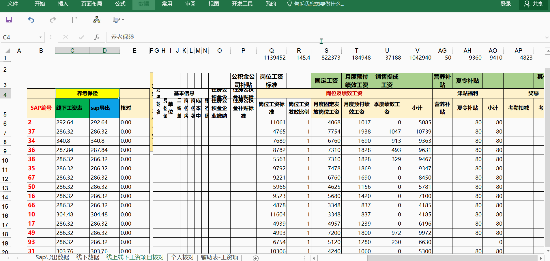 两个复杂表格数据核对,vlookup和match函数组合,也能轻松搞定!
