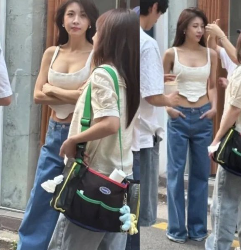 46岁河智苑街头生图引暴动！逆龄神颜+马甲线惊艳全网，这才是真冻龄女神