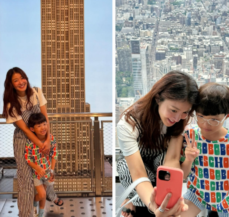 离婚后独自孕育新生命，李诗英携子纽约重启人生：所有苦难我来扛