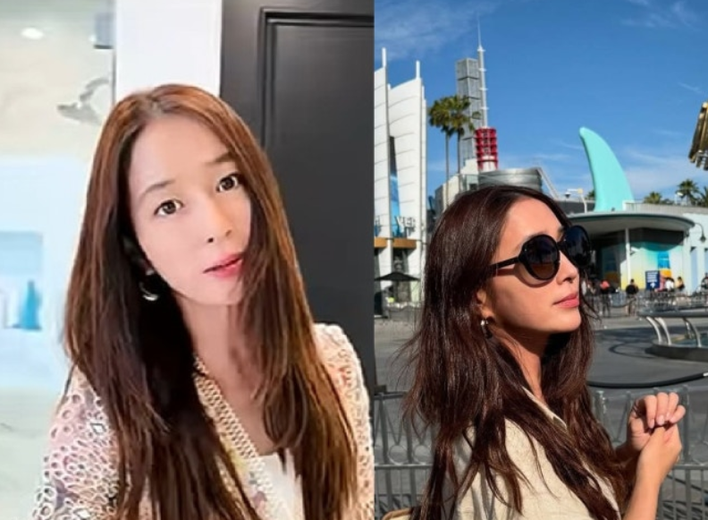 李珉廷洛杉矶亲子游曝光！素颜喂鲨鱼惊艳全网，26亿豪宅管理日常引热议