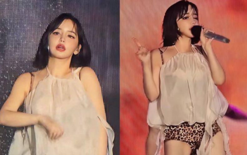 2NE1朴春舞台魅惑写真释出：猎豹纹短裤配蕾丝上衣，再现巅峰神颜