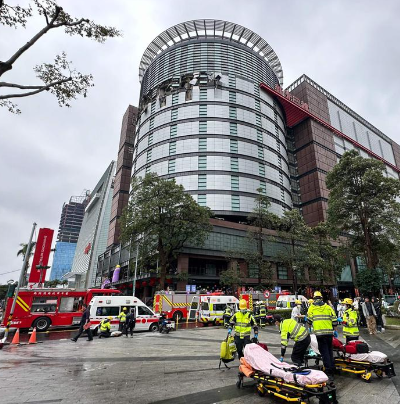 台中市新光三越百货燃气爆事造成严重人员伤亡