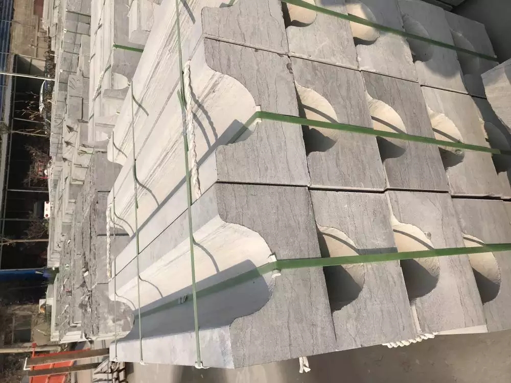 嘉祥青石路沿石在工程施工中需要注意以下几个方面,多图照片展示