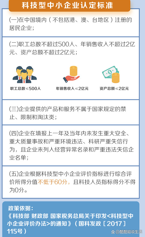 我国中小企业界定标准