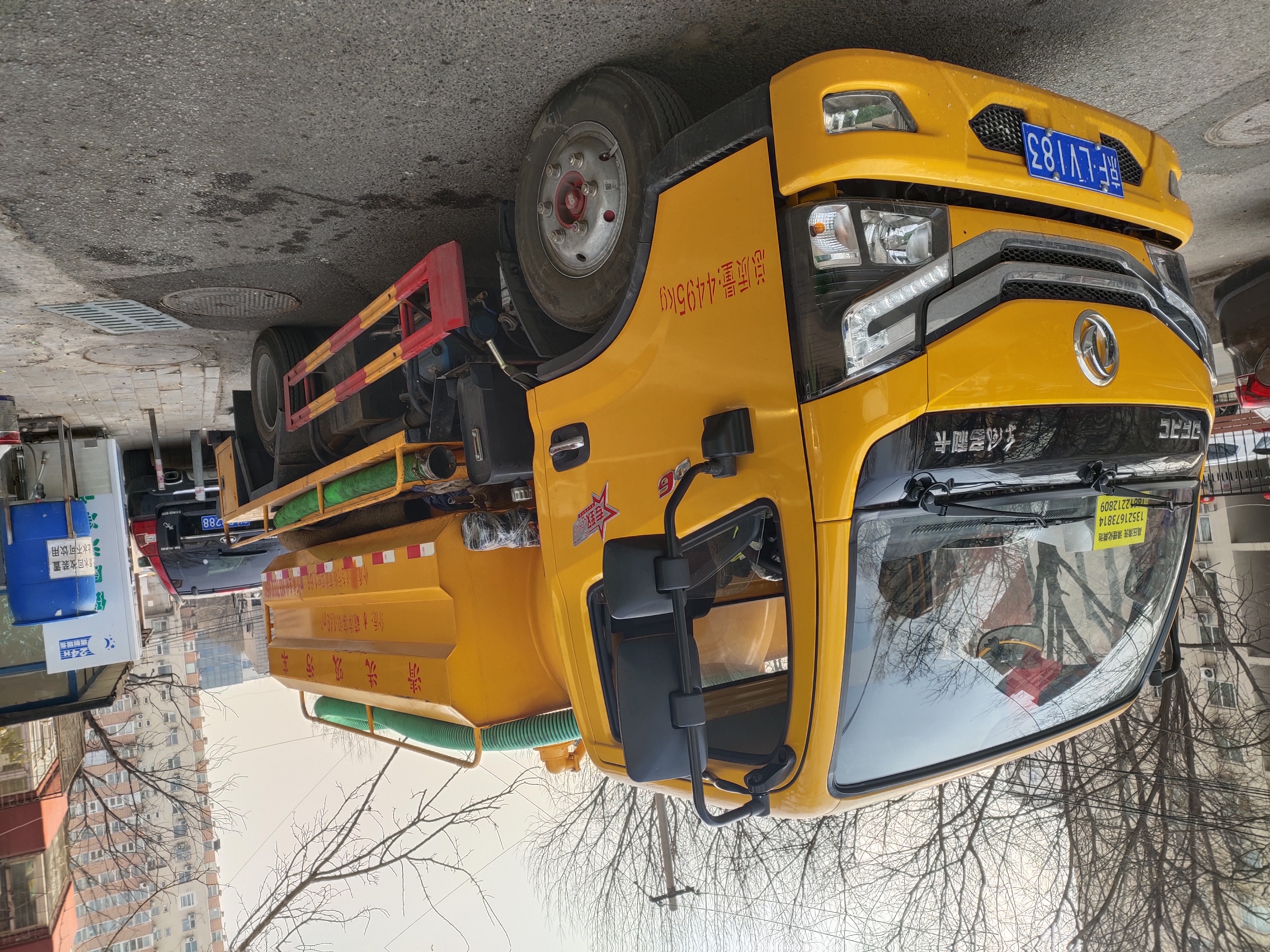 海淀区马连洼抽粪车 吸污车 清理沉淀池 市政管道清理淤泥