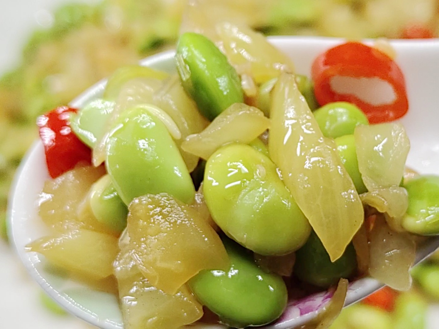 毛豆炒酸菜的正确做法,很简单很简单,咸鲜开胃,好吃下饭