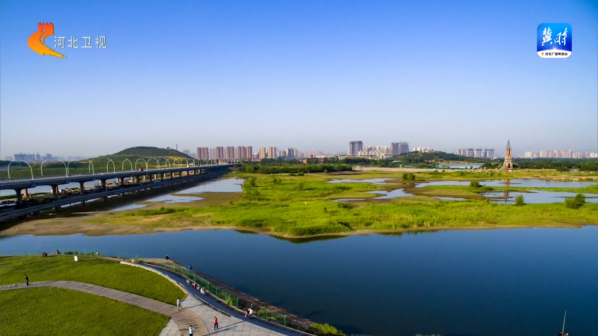 砂河镇滹沱河建设图片