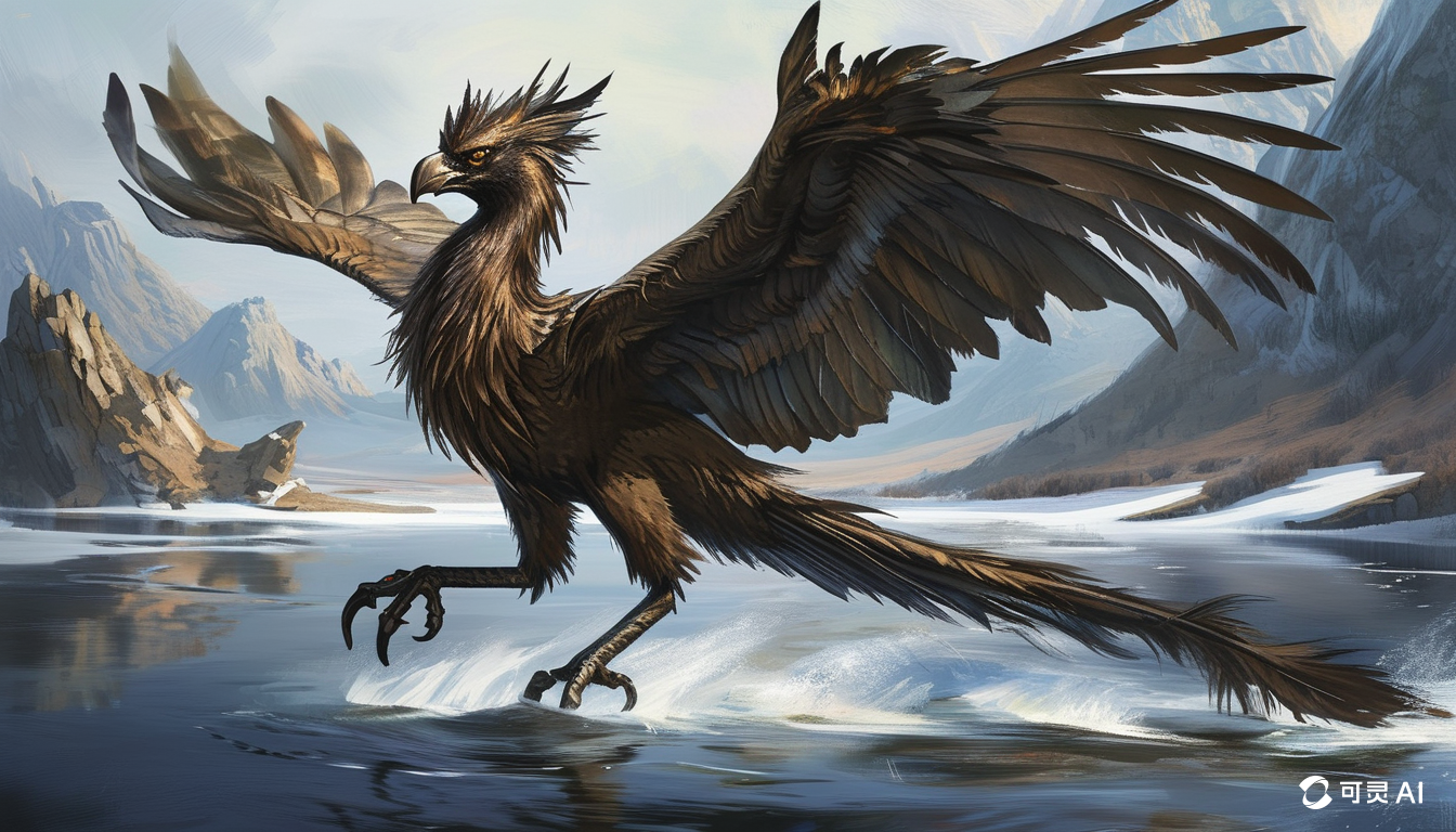 用ai绘画画山海经异兽蛊雕