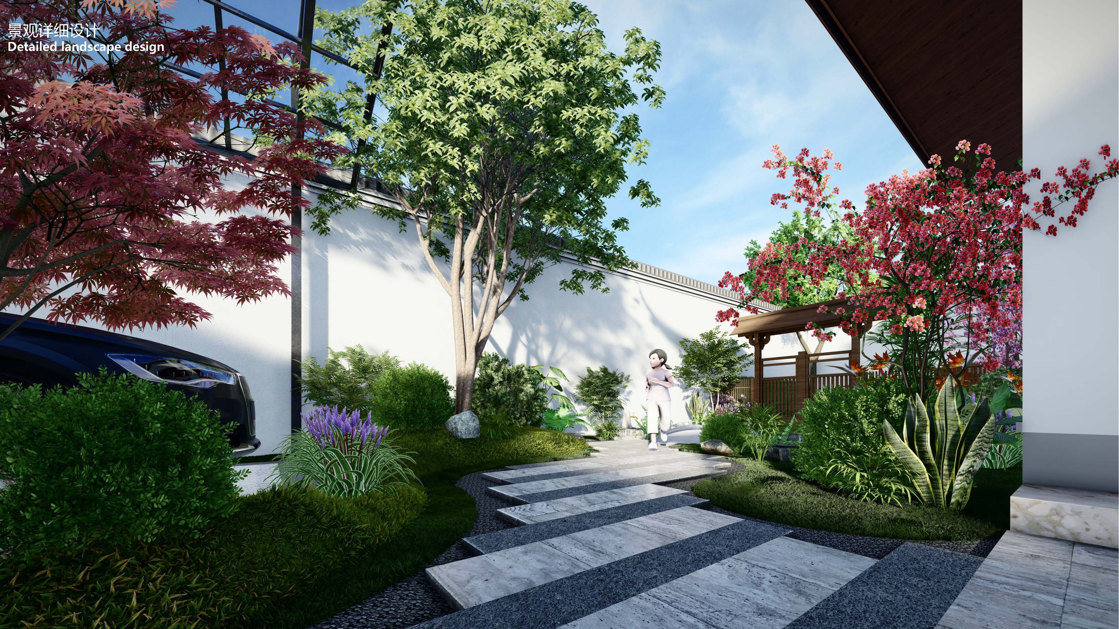 桃李春风新中式庭院花园设计营造