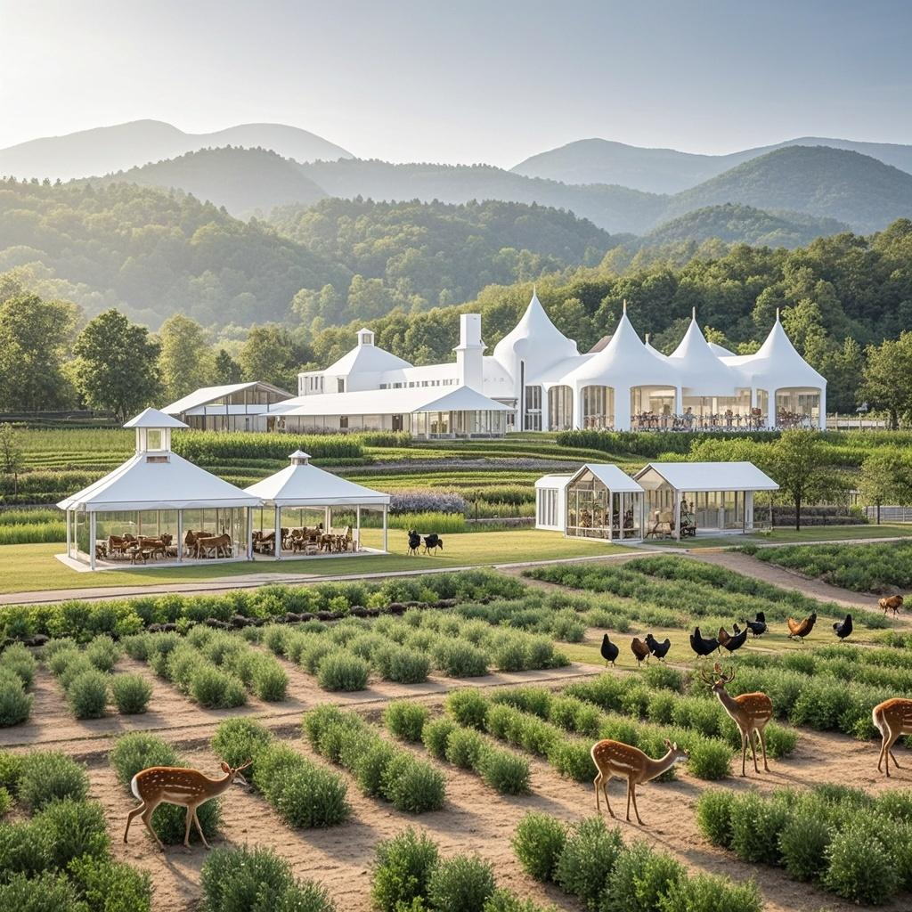 综合型中医药 康养 教育 文旅生态农场设计营造