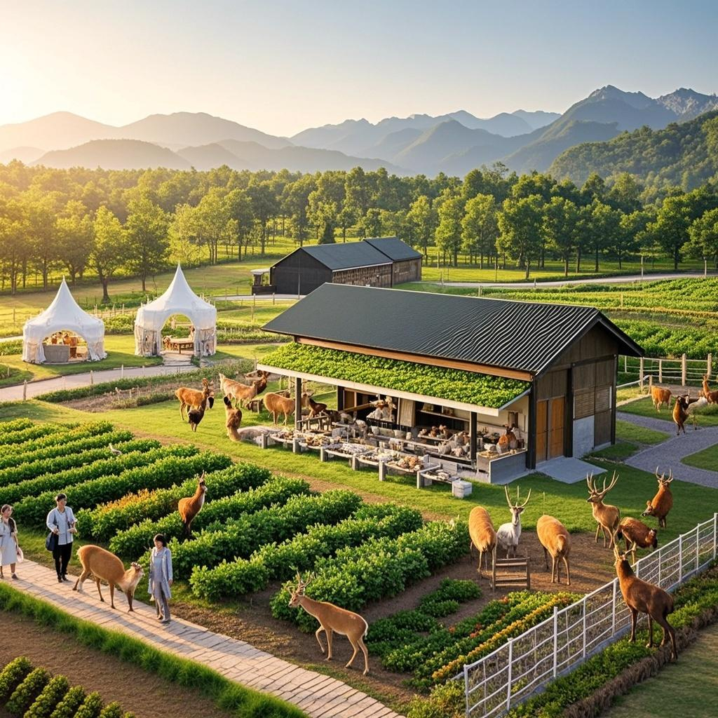 综合型中医药 康养 教育 文旅生态农场设计营造