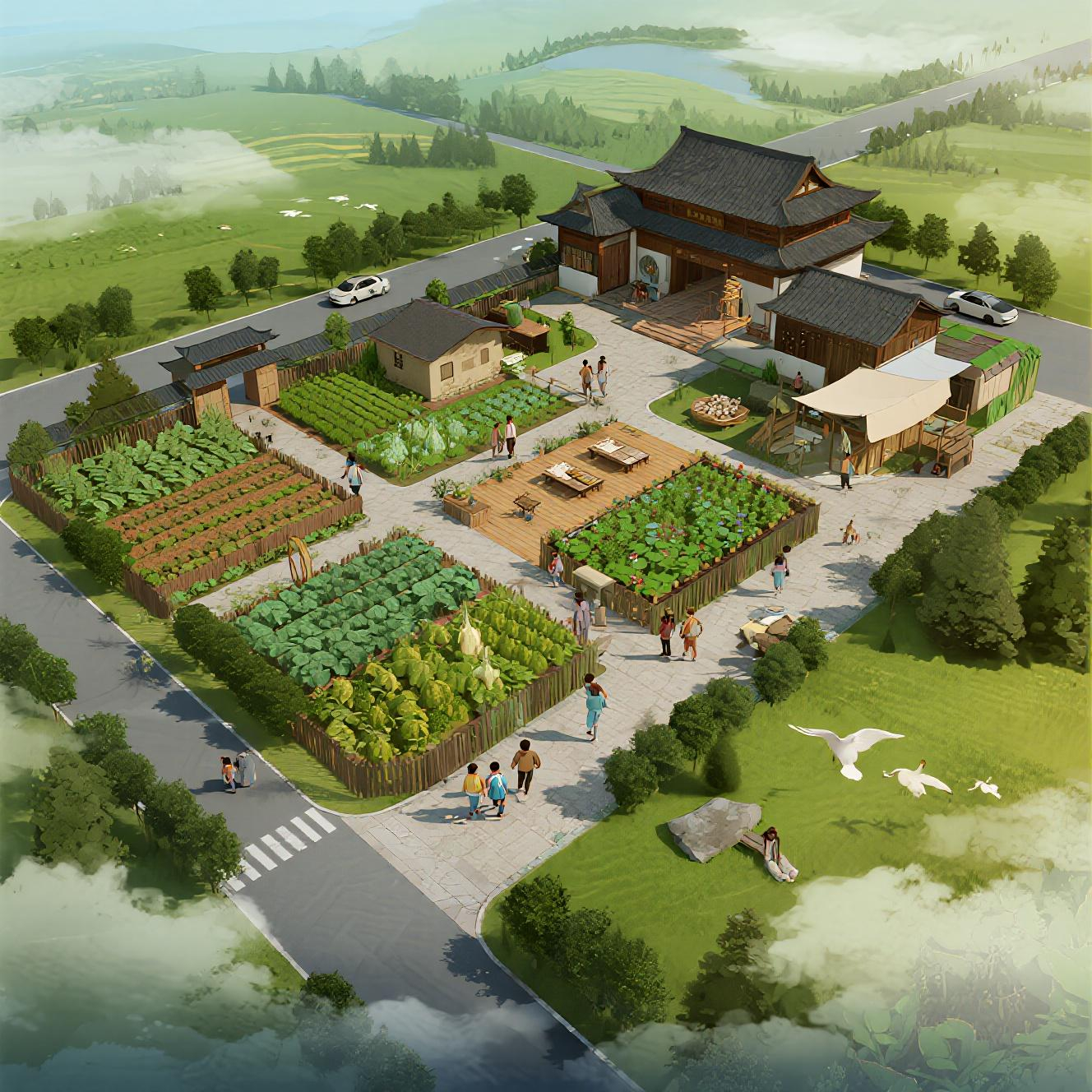 华北60亩中医药康养研学营地规划设计建设与运营指导