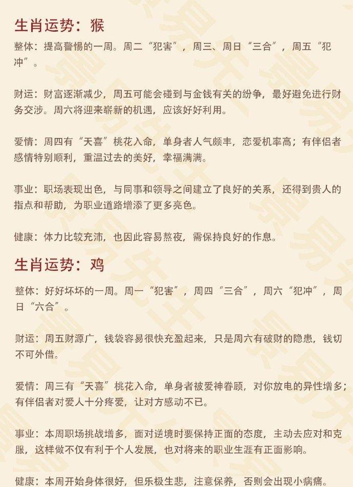 运势每日app生肖(运势每日app生肖查询)