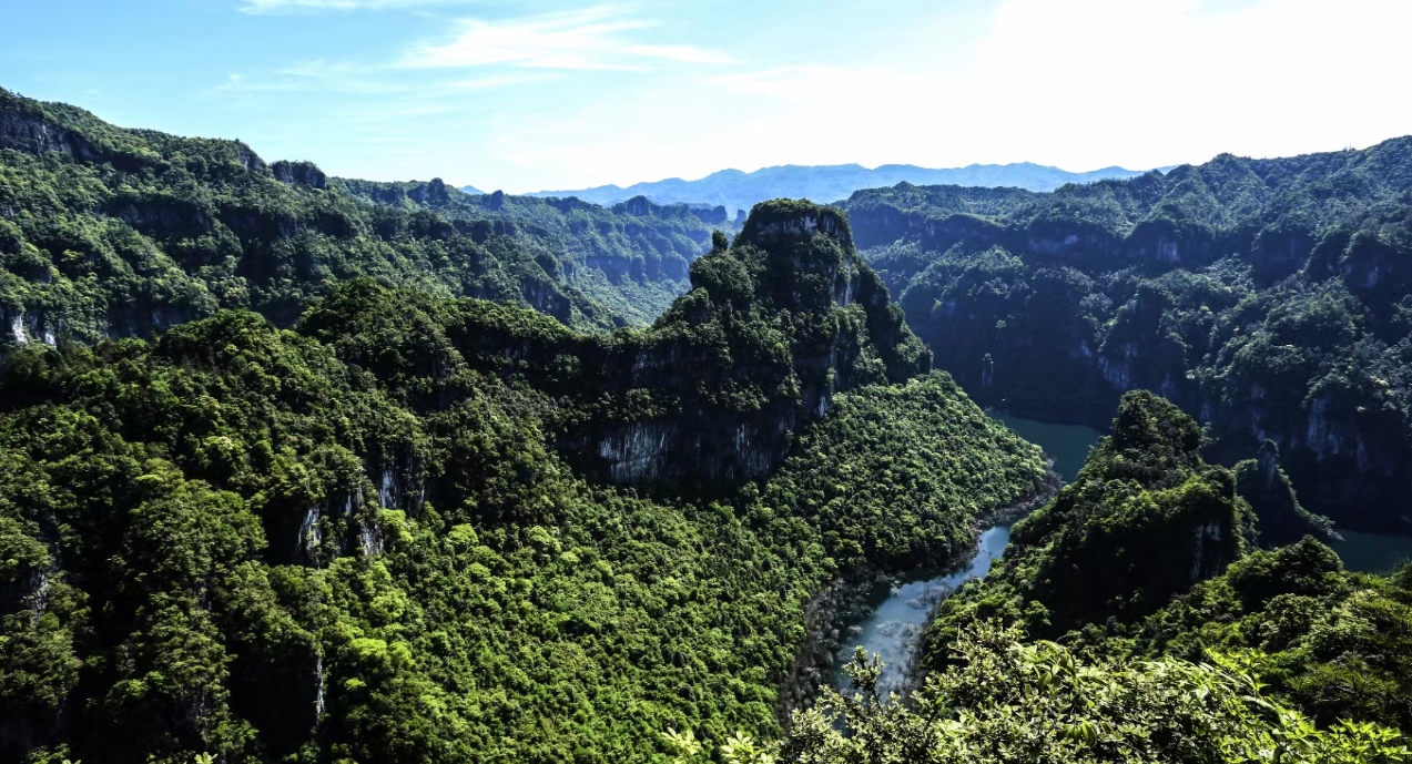 虞城县自然奇观:五龙山风景区,山水之间的清凉避暑胜地