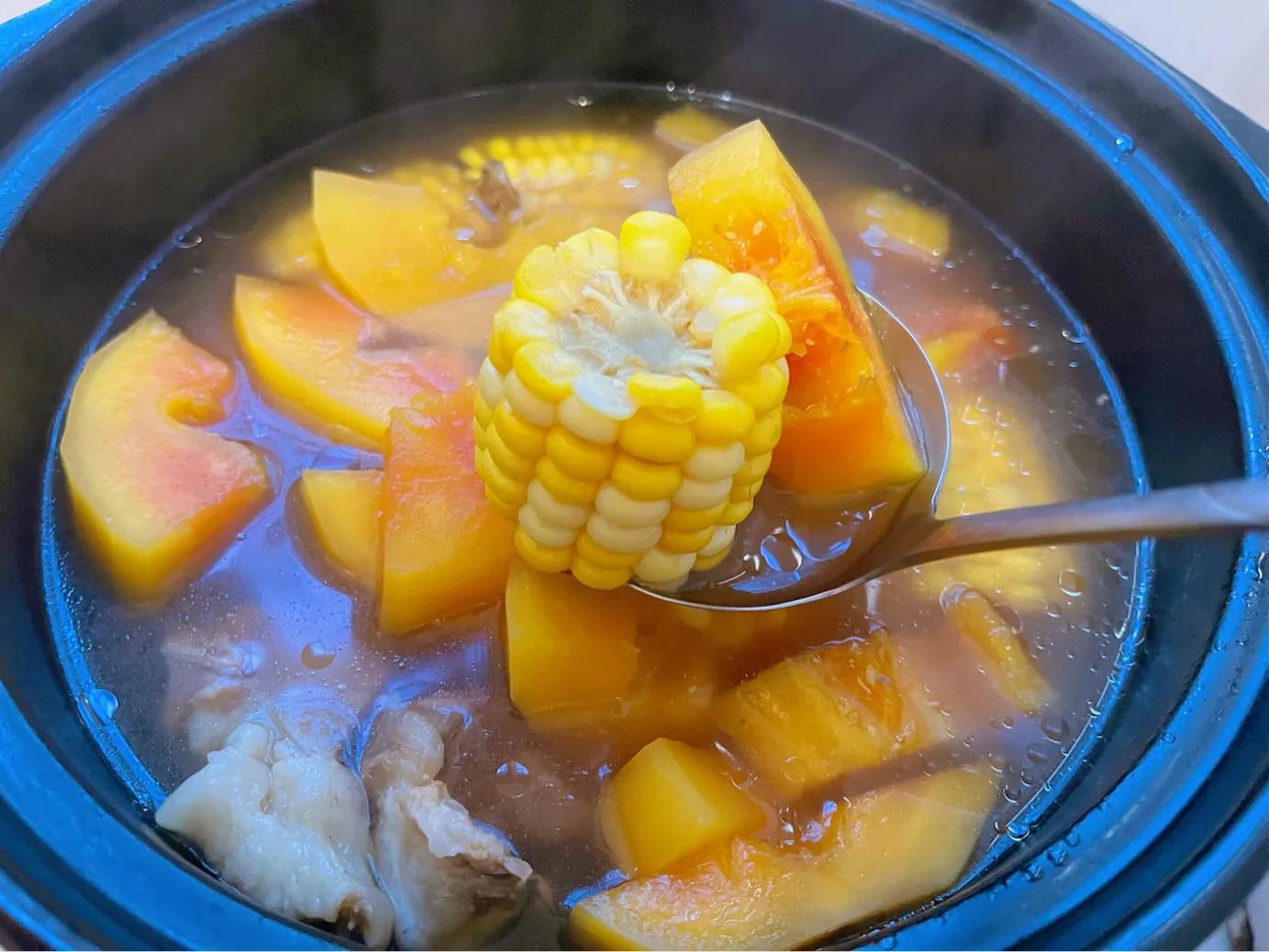 木瓜玉米玉竹汤,健脾益胃,清热生津,利水化湿