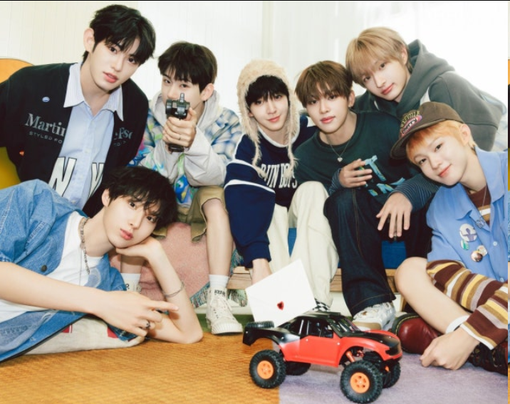 JYP新人男团Kickflip回归预告曝光，成员抽到“告白失败”签引粉丝热议